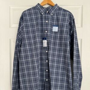 Croft & Barrow Men’s Easy Care Plaid Button Down Shirt Size XXL